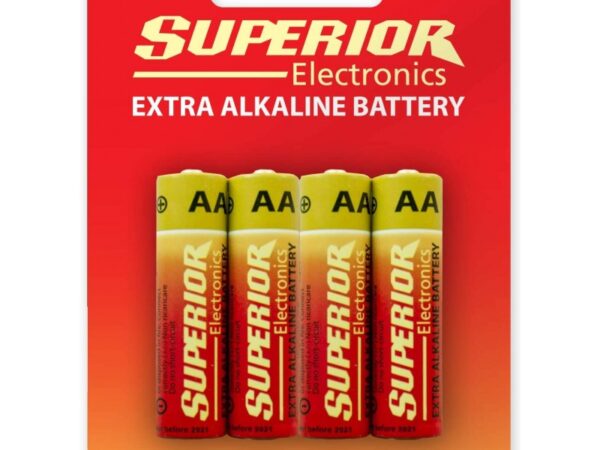 BATTERIA STILO AA ALCALINA 4PZ SUPERIOR SUPBA002