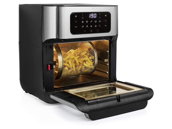 FRIGGITRICE AD ARIA CALDA FORNO 10 LT PRINCESS XXL DELUXE 1500W 182065 ACCIAIO