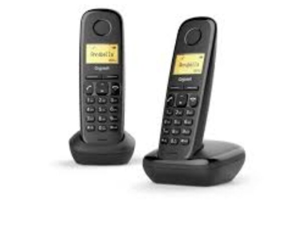 CORDLESS SIEMENS GIGASET A170 DUO BLACK