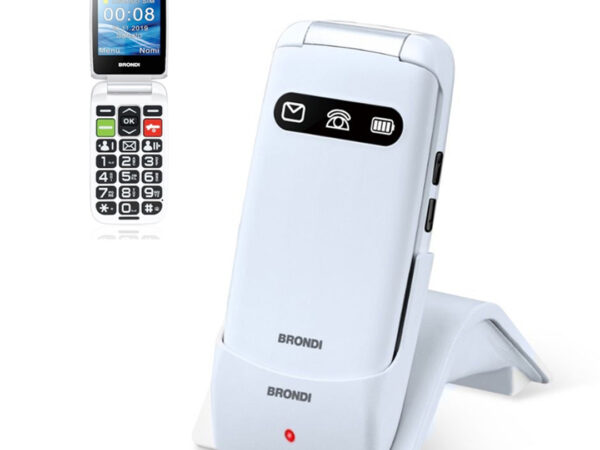 CELLULARE BRONDI FAVOLOSO DUOS WHITE METAL ITALIA