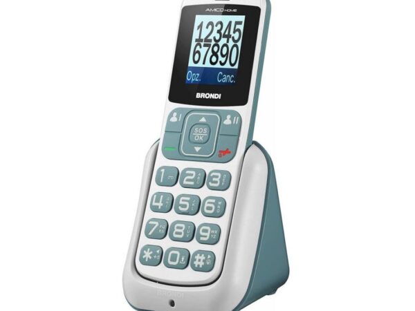 CELLULARE BRONDI AMICO HOME DUOS WHITE / GREY ITALIA
