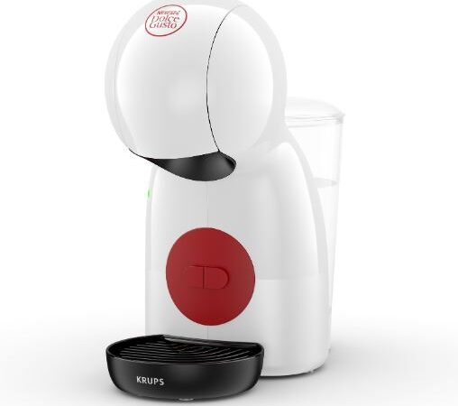 MACCHINA DA CAFFE' KRUPS NESCAFE'DOLCE GUSTO PICCOLO XS KP1A31 WHITE/RED