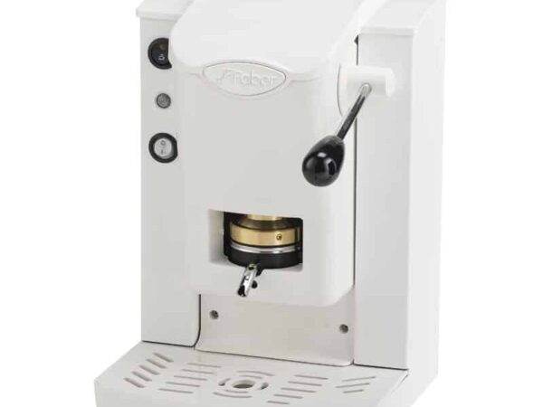 MACCHINA DA CAFFE' FABER SLOT PLAST BASIC TELAIO BIANCO PLASTICHE BIANCO PRESSACIALDA IN OTTONE SPBIABBASOTT