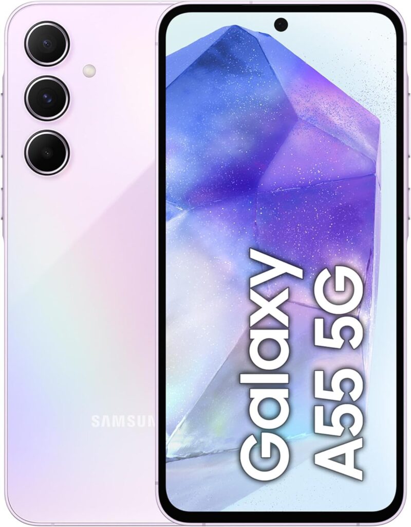 SMARTPHONE SAMSUNG A556 GALAXY A55 5G 8+128GB LAVANDER ITALIA