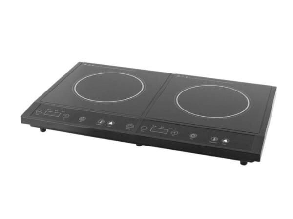PIASTRA DA COTTURA A INDUZIONE DOPPIA 1400W/2000W TRISTAR IK-6162 BLACK