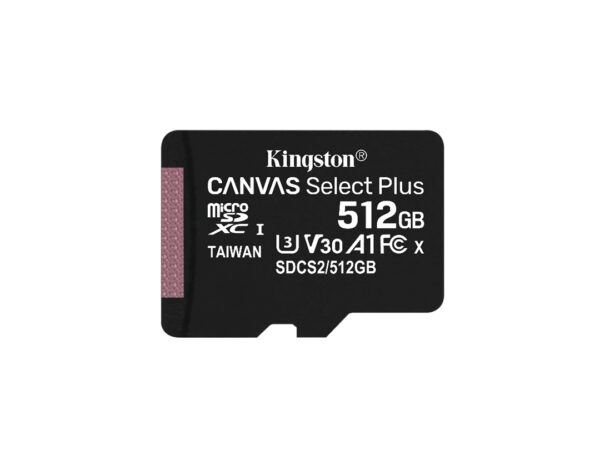 MEMORY CARD MICRO SD/TRANSFLASH 512GB KINGSTON CLASSE 10 SDCS2/512GB