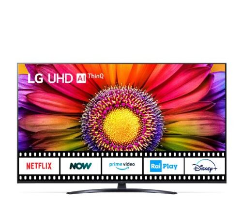 TV LED 55" LG 4K 55UR81003LJ SMART TV EUROPA BLACK