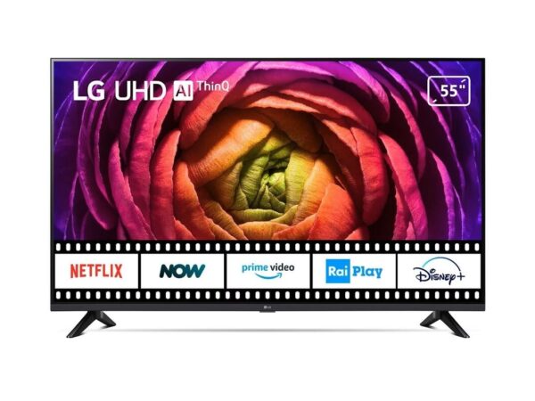 TV LED 55" LG 4K 55UT73003LA SMART TV EUROPA BLACK
