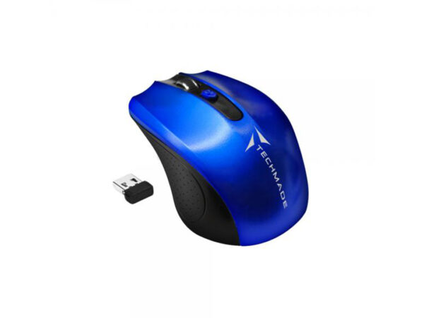 MOUSE OTTICO WIRELESS USB TECHMADE TM-XJ30-BL BLUE