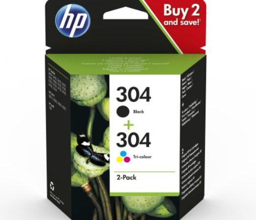 CARTUCCIA HP MULTIPACK 304 BK + 304 CL 3JB05AE