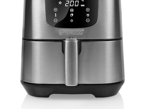 FRIGGITRICE AD ARIA CALDA 5.5 LT PRINCESS XXL DELUXE 1700W 182060 ACCIAIO NERO/SILVER