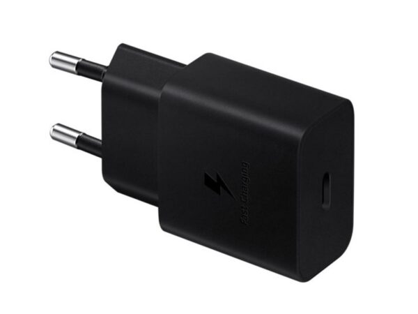 CARICABATTERIA DA RETE SAMSUNG SUPER FAST CHARGING 15W USB-C EP-T1510NBEGEU BLACK