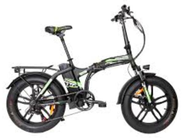 BICICLETTA ELETTRICA 250W RESET NEW 991S NERO/VERDE