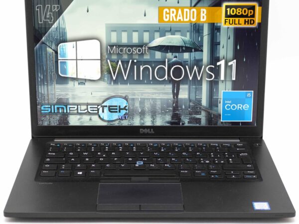 NOTEBOOK DELL LATITUDE 7480 14" I5-6300U/8GB/240GB/SSD/HD/W10 RICONDIZIONATO GRADO B
