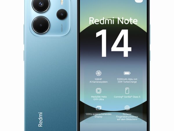 SMARTPHONE XIAOMI REDMI NOTE 14 4G 6+128GB DUOS OCEAN BLUE EUROPA
