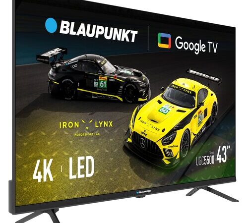 TV LED 43" BLAUPUNKT 43UGC5500S SMART TV GOOGLE ITALIA BLACK