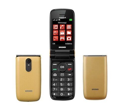 CELLULARE BRONDI MAGNUM 4 DUOS GOLD ITALIA