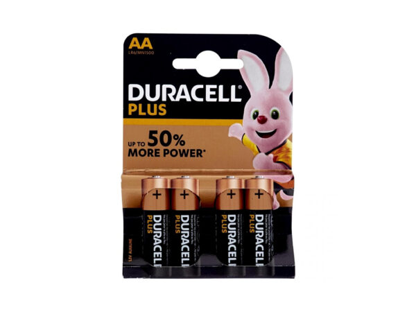 BATTERIA STILO AA ALCALINA 4PZ DURACELL PLUSPOWER MN1500P