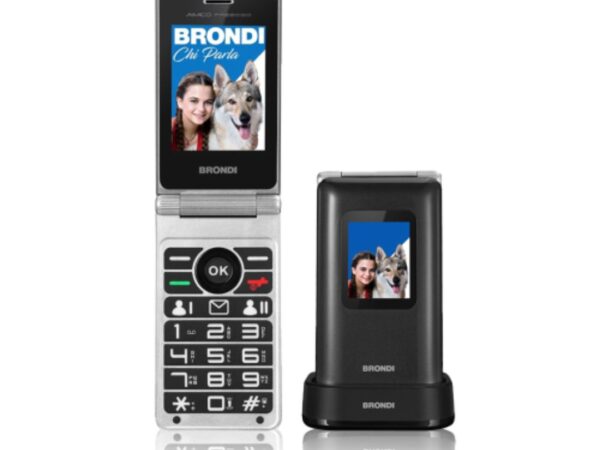CELLULARE BRONDI AMICO PREZIOSO DUOS BLACK METAL ITALIA