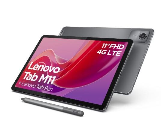TABLET LENOVO ZADB0034SE M11 FHD 11" 4+128GB WI-FI + LTE ANDROID 13 LUNA GREY PENNA INCLUSA ITALIA