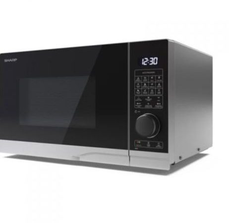 FORNO MICROONDE CON GRILL 28L 900W/1000W SHARP YC-PG284AE-S ACCIAIO