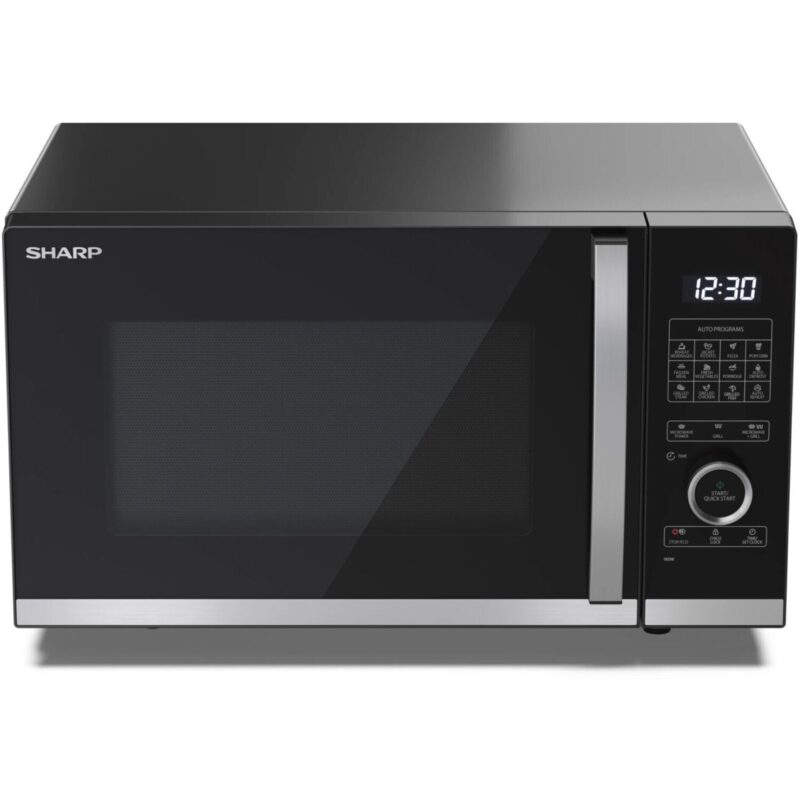 FORNO MICROONDE CON GRILL 25L 900W/1000W SHARP YC-QG254AE-B BLACK