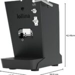 MACCHINA DA CAFFE' LOLLO CAFFE' LOLLINA BASIC NERO + BOX 40 CIALDE LOLLO MIX CLASSICA