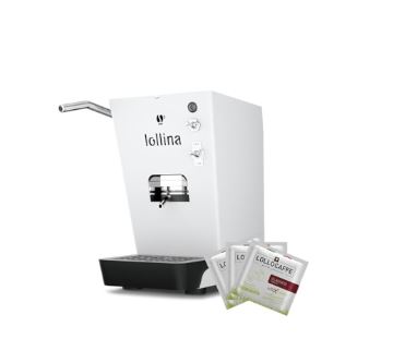 MACCHINA DA CAFFE' LOLLO CAFFE' LOLLINA CANDY CREAMYMOU + BOX 40 CIALDE LOLLO MIX ORO