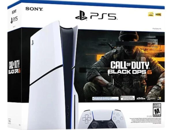 CONSOLE PS5 STANDARD EDITION SLIM 1TB SONY BUNDLE CALL OF DUTY BLACK OPS 6 WHITE ITALIA