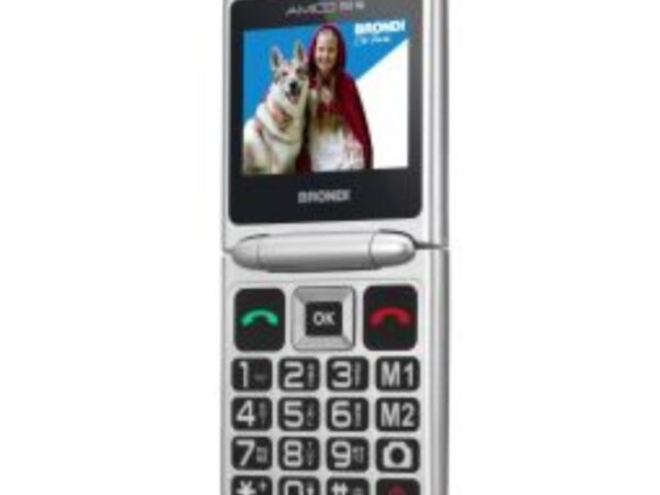 CELLULARE BRONDI AMICO TUO 4G BLACK METAL ITALIA