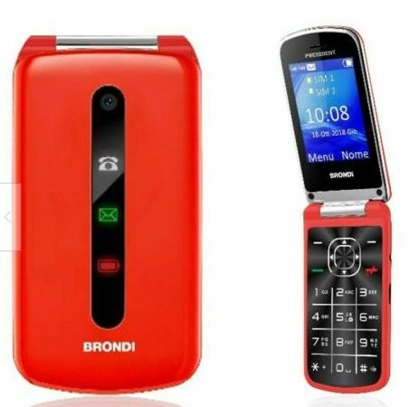CELLULARE BRONDI PRESIDENT DUOS RED ITALIA
