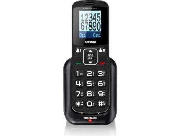 CELLULARE BRONDI AMICO HOME DUOS BLACK ITALIA