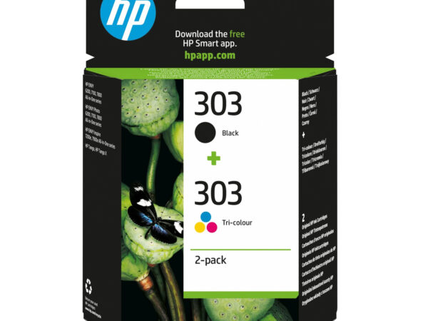 CARTUCCIA HP MULTIPACK 303 BK + 303 CL 3YM92AE