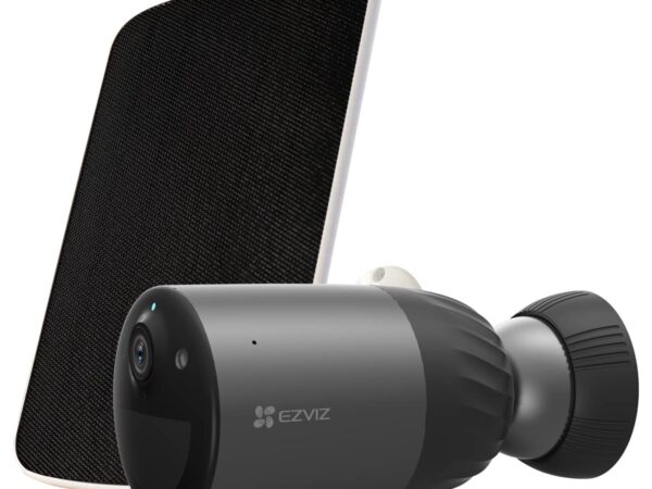 TELECAMERA DI VIDEOSORVEGLIANZA DA ESTERNO EZVIZ 2K A BATTERIA CS-EB3 - COLOR NIGHT VISION - IP66 - WIFI + KIT PANNELLO SOLARE CSEB3/SP