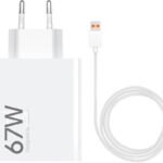 CARICABATTERIA DA RETE 67W XIAOMI BHR9465EU USB-A + CAVO TYPE-C