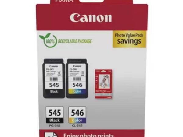 CARTUCCIA CANON MULTIPACK 2970B017 PG-510/CL-511 + 50 FOGLI CARTA FOTOGRAFICA