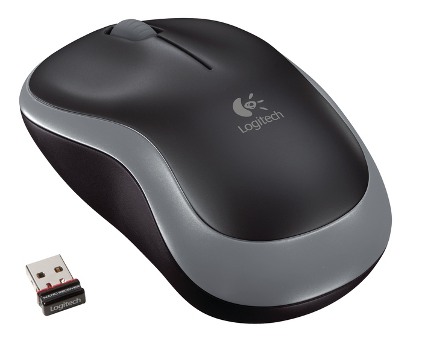 MOUSE OTTICO CORDLESS USB LOGITECH M185 SWIFT GREY 910-002238