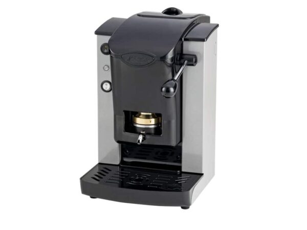 MACCHINA DA CAFFE' FABER SLOT PLAST BASIC TELAIO GRIGIO PLASTICHE NERO PRESSACIALDA IN OTTONE SPGRINBASOTT