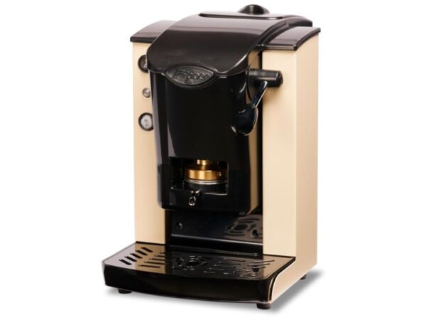 MACCHINA DA CAFFE' FABER SLOT PLAST BASIC TELAIO SABBIA PLASTICHE NERO PRESSACIALDA IN OTTONE SPSABNBASOTT