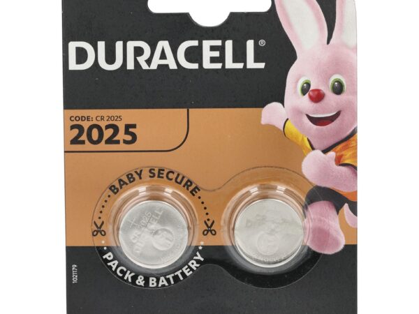 BATTERIA CMOS 3V 2PZ DURACELL DL-2025