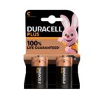 BATTERIA C MEZZA TORCIA ALCALINA 2PZ DURACELL PLUS POWER MN1400