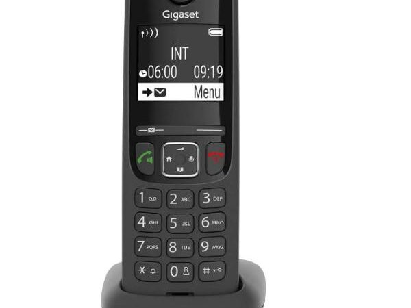 CORDLESS SIEMENS GIGASET AS690 BLACK