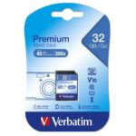 MEMORY CARD SECURE DIGITAL SDHC 32GB VERBATIM CLASSE 10 43963