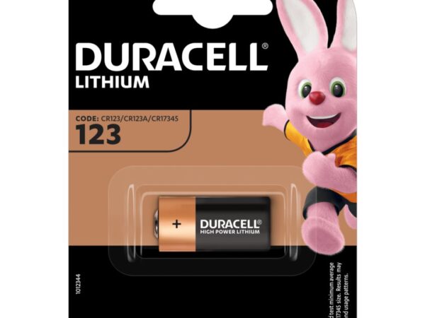 BATTERIA 3V/B ULTRA LITIUM DURACELL CR123