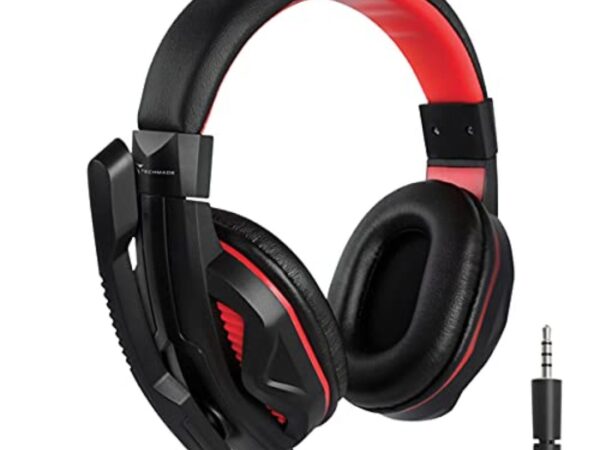 CUFFIE + MICROFONO 3.5MM GAMING TECHMADE TM-PC13-RD