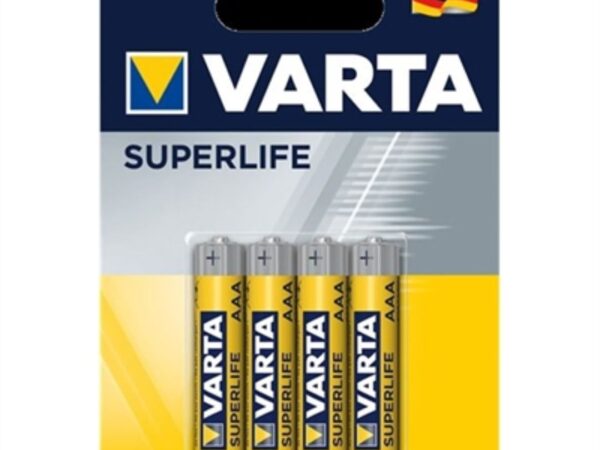 BATTERIA MINISTILO AAA ZINCO CARBONE 4PZ VARTA R03
