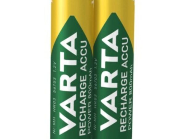 BATTERIA MINISTILO AAA RICARICABILE VARTA HR03 800MAH 2PZ
