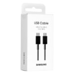 CAVO DATI/CARICA PER SMARTPHONE TYPE-C / TYPE-C SAMSUNG 3A 1,8M EP-DX310JBEGEU BLACK