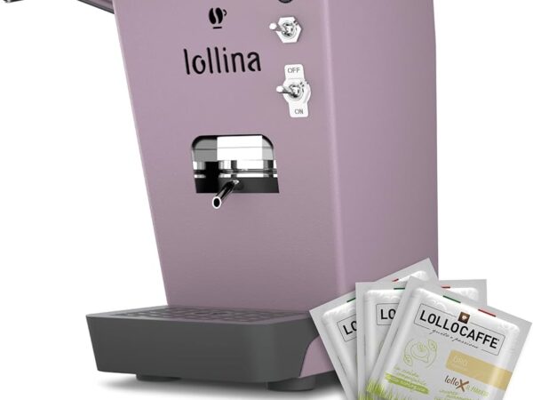 MACCHINA DA CAFFE' LOLLO CAFFE' LOLLINA CANDY LILLADOR + BOX 40 CIALDE LOLLO MIX ORO