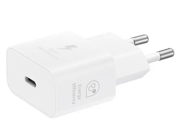 CARICABATTERIA DA RETE SAMSUNG SUPER FAST CHARGING 25W USB-C EP-T2510NWEGEU WHITE